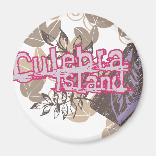 Imã Camiseta e presentes gráficos da ilha de Culebra