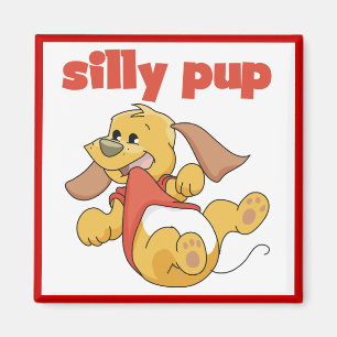 Imã Camiseta e presentes parvos do filhote de cachorro