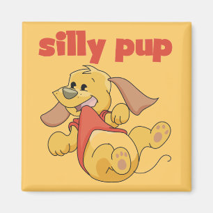 Imã Camiseta e presentes parvos do filhote de cachorro