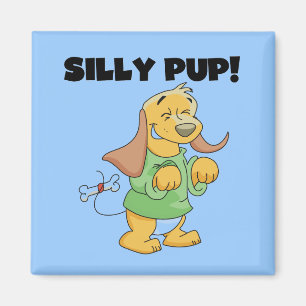 Imã Camiseta e presentes parvos do filhote de cachorro