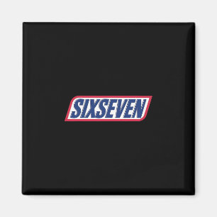 Imã Camiseta engraçada 67 Seis Sete Meme para amantes 