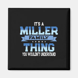 Imã Camiseta engraçada da reunião da família Miller em