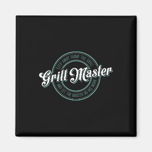 Imã Camiseta engraçada de churrasco para homens