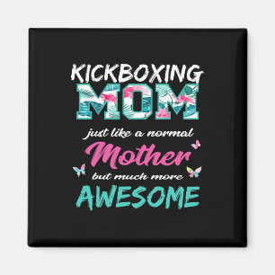 Imã Camiseta engraçada de kickboxing para mães Desport