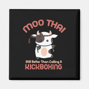 Imã Camiseta engraçada de Muay Thai - Camisa de Kickbo