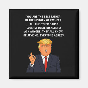 Imã Camiseta engraçada do Dia dos Pais do grande pai D