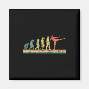 Imã Camiseta engraçada presente evolução Kickboxing Ki