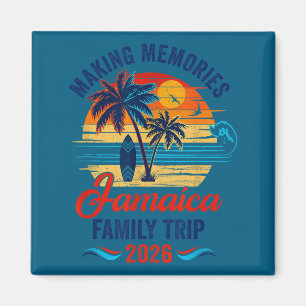 Imã Camiseta Férias em Família na Jamaica Criando Memó