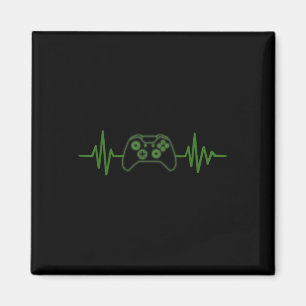 Imã Camiseta Gaming 365 Gamer Heartbeat Para Jogar Vid