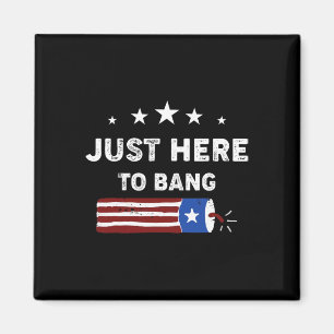 Imã Camiseta Gráfica Amante de Fogos de Artifício do D