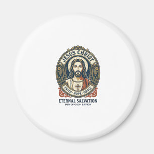 Imã Camiseta Gráfica de Jesus Barbeiro Homens Christia
