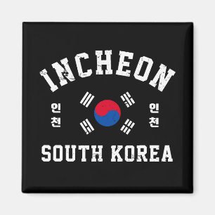 Imã Camiseta Incheon Coreia do Sul