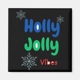 Imã Camiseta Infantil Ousada Holly Jolly Baby