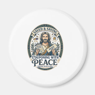 Imã Camiseta Jesus Cupom Brechó Frugal Fé Baseado Desi