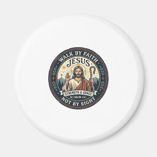 Imã Camiseta Jesus Matcha Cafe Tendência Gráfica Crist