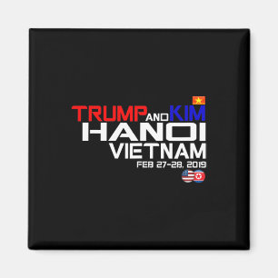 Imã Camiseta Kim E Trump Da Cimeira Do Vietnã 