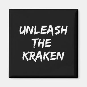 Imã Camiseta Kraken Divertida e Legal Presente Novidad