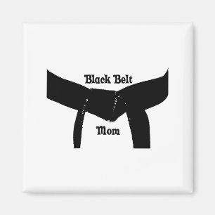 Imã Camiseta Mãe Cinturão Preto Artes Marciais