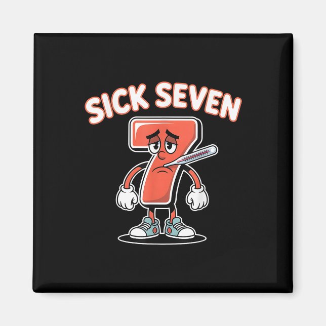 Imã Camiseta Meme Seven Doente Seis Sete Brincadeira D (Frente)