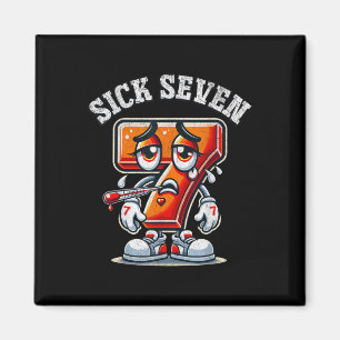 Imã Camiseta Meme Sick Seven Seis Sete Brincadeira Div