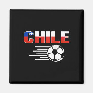 Imã Camiseta Orgulho dos Amantes do Futebol Chileno Or