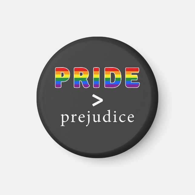Imã Camiseta Orgulho & Preconceito Orgulho (Frente)