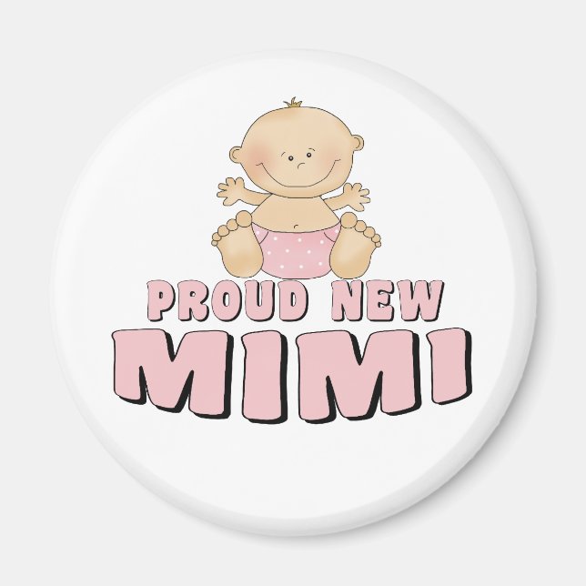 Imã Camiseta Orgulhosa Nova Mimi (Frente)