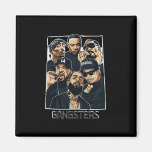 Imã Camiseta Original do Gangster da Costa Oeste