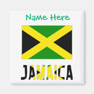 Imã Camiseta Personalização Verde Bandeira Jamaicana J