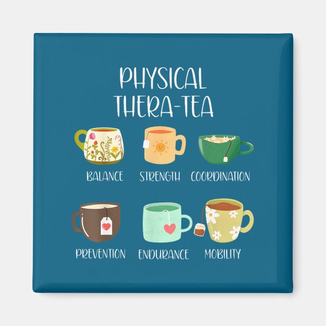 Imã Camiseta Physical Therapy Thera Tea Pt (Frente)