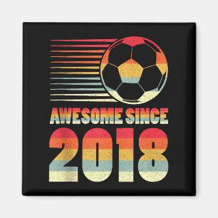 Imã Camiseta Regata de Aniversário de 8 anos de Futebo
