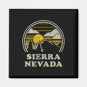 Imã Camiseta Sierra Nevada Vintage Caminhada Montanhas