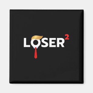 Imã Camiseta Squared Funny Anti-trump 2024 Nope Not Ag