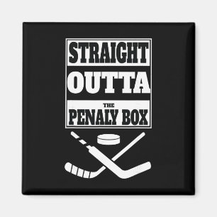 Imã Camiseta Straight Outta Penalty Box – Funny Ice Ho