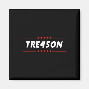 Imã Camiseta Tre45on Dump Trump Não Meu Presidente Te