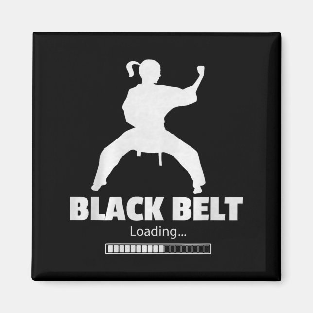 Imã Camiseta Tri-Blend Premium Black Belt Loading Kara (Frente)