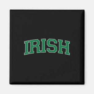 Imã Camiseta Verde Irlandesa Vintage Dia de São Patríc