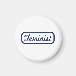 Imã Camiseta Vintage Feminista Poder Feminino Presente