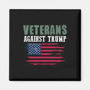 Imã Camisetas Anti Trump - Veteranos Contra Donald Tru