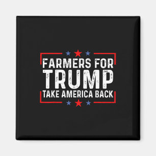 Imã Camisetas De Agricultores - Fazendeiros Para Trump