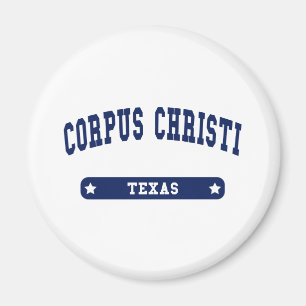 Imã Camisetas de Estilo da Escola Corpus Christi Texas