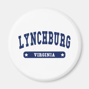 Imã Camisetas de Estilo da Faculdade de Lynchburg Virg