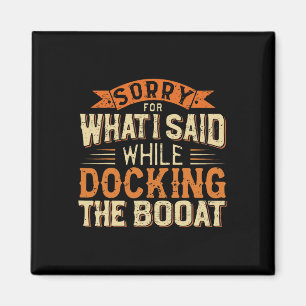 Imã Camisetas de Humor Náutico - Capitão de Barco Engr