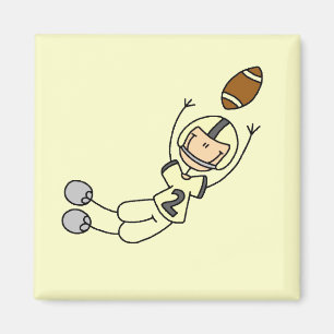 Imã Camisetas e presentes amarelos do jogador de futeb