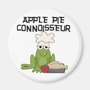 Imã Camisetas e presentes da Apple Pie Connoisseur