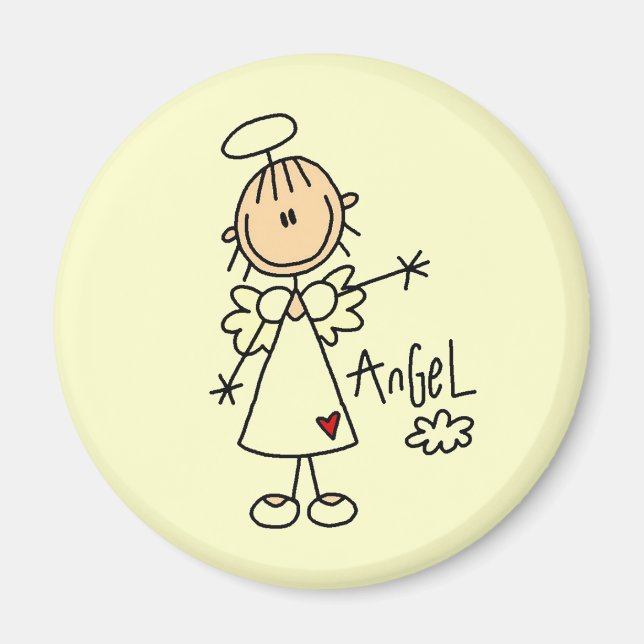 Imã Camisetas e Presentes da Figura de Anjo (Frente)