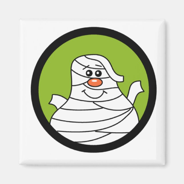 Imã Camisetas e presentes da múmia do Halloween (Frente)