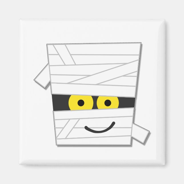 Imã Camisetas e presentes da múmia do Halloween (Frente)