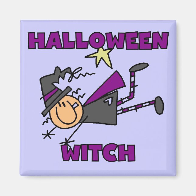 Imã Camisetas e presentes de bruxas do Halloween (Frente)