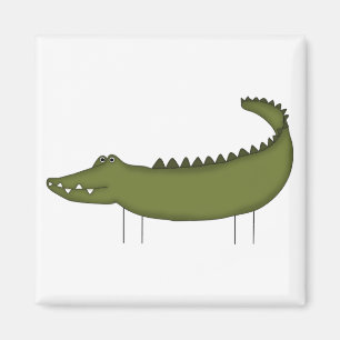 Imã Camisetas e Presentes de Crocodilo em forma de Bon